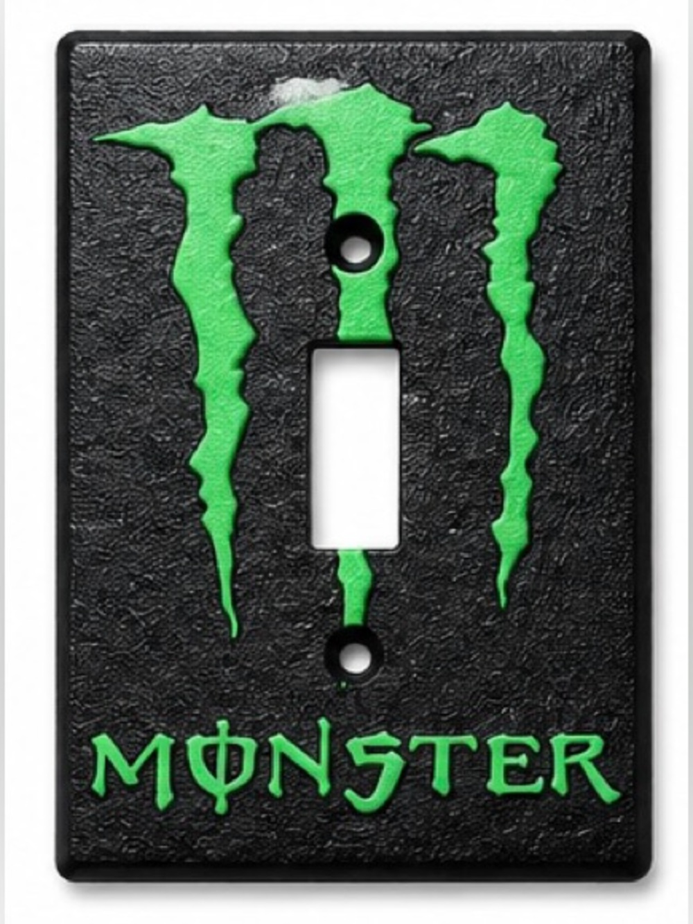 2/$25 3D Printed Monster Energy Light Switch Cover Wall Plate Decor